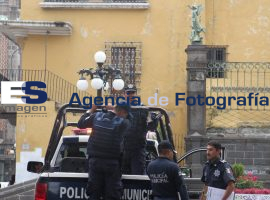 Seguridad en Zocalo por festejos patrios - ES imagen agencia de fotografía