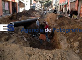 Obras en la 5 de mayo - ES imagen agencia de fotografía