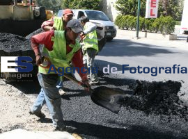 Obras Calzada Zaragoza - ES imagen agencia de fotografía