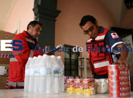 Centro de acopio en Cruz Roja  - ES imagen agencia de fotografía