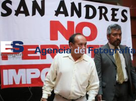 Rechazo a Luis Alberto Arriaga en San Andrés Cholula - ES imagen agencia de fotografía