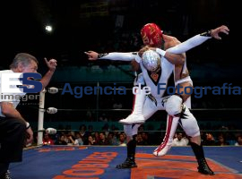 Dragón Rojo vs Mascara Dorada  - ES imagen agencia de fotografía