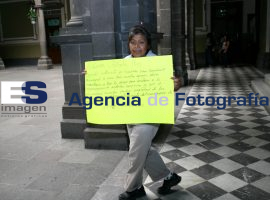 Protestan trabajadores de Ayuntamiento  - ES imagen agencia de fotografía