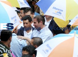 Rafael Moreno Valle y Eduardo Rivero se reunen en el Paseo Bravo - ES imagen agencia de fotografía