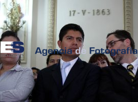 Eduardo Rivera asiste a la sesión de cabildo - ES imagen agencia de fotografía