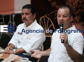 Arriaga y Forcelledo en rueda de prensa  - ES imagen agencia de fotografía