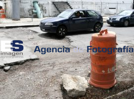 Obras a medias en la avenida 4 poniente  - ES imagen agencia de fotografía