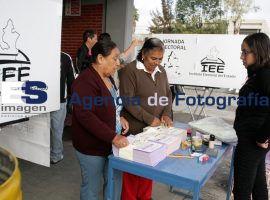 Instalan casillas  - ES imagen agencia de fotografía