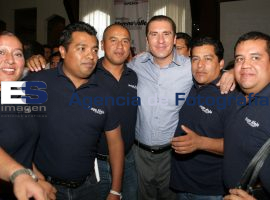 Moreno Valle se reune con estructura electoral de Nueva Alianza - ES imagen agencia de fotografía