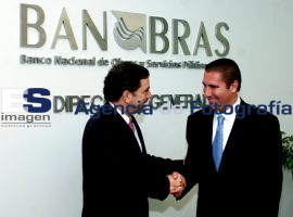 Se reune Rafael Moreno Valle con Alonzo García, dir de Banobras - ES imagen agencia de fotografía