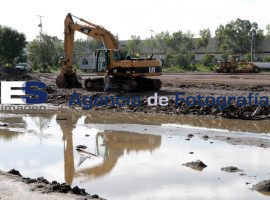 Drenan Lagos del Parque del Arte para construir cancha - ES imagen agencia de fotografía