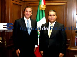 Rafael Moreno Valle se reune con José Francisco Blake - ES imagen agencia de fotografía