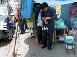 Invade puesto de quesadillas zona peatonal - ES imagen agencia de fotografía