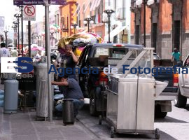 Comerciantes autorizados en el Centro Histórico - ES imagen agencia de fotografía