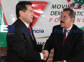 Se reunen Jorge Morales Alducin y Germán Hickman con bases del PRI - ES imagen agencia de fotografía