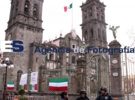Seguridad en el Zócalo - ES imagen agencia de fotografía