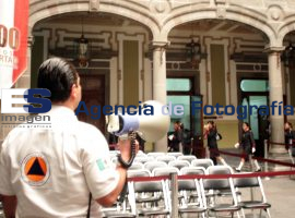 Simulacro de Sismo Palacio Municipal - ES imagen agencia de fotografía