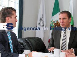 Se reune Moreno Valle y Juan Carlos Natale - ES imagen agencia de fotografía