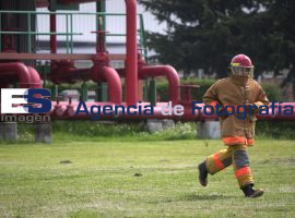 Simulacro Fuga de Gas en PEMEX - ES imagen agencia de fotografía
