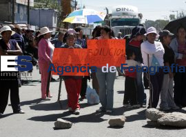 Manifestación Vecinos de Amozoc - ES imagen agencia de fotografía