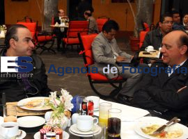 Reuión entre Juan Carlos Lastiri y Jorge Estefan Chidac - ES imagen agencia de fotografía