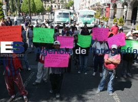 Manifestacion Transportistas Antorcha Campesina - ES imagen agencia de fotografía