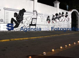 Inauguran Mural Muerte Express - ES imagen agencia de fotografía