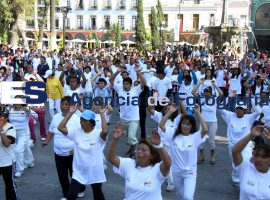 Avtivación Física en el Zócalo  - ES imagen agencia de fotografía