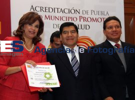 Reconocen al Municipio de Puebla como Promotor de la Salud - ES imagen agencia de fotografía
