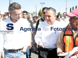 Coppel y guerra recoren la zona afectada de San martín Texmelucan - ES imagen agencia de fotografía