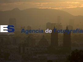 Ultimo Atardecer del Año en la Ciudad de Puebla - ES imagen agencia de fotografía