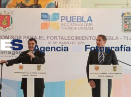 Friman acuerdos de colaboración gobernadores de Puebla y Tlaxcala - ES imagen agencia de fotografía