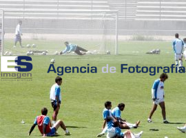 Entrena el Puebla F.C. en Ciudad Universitaria - ES imagen agencia de fotografía