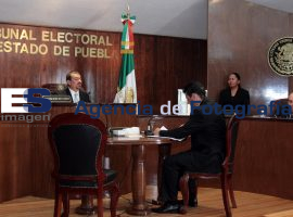 Sesién de Tribunal Electoral del Estado - ES imagen agencia de fotografía