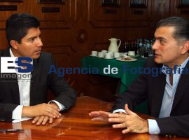 Alonso Lujambio se reúne con Eduardo Rivera - ES imagen agencia de fotografía