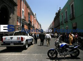 Dispositivo Vial Visita de Elba Esther - ES imagen agencia de fotografía