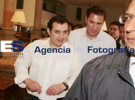 Se reunen Rafael Moreno Valle y Ernesto Cordero en Puebla - ES imagen agencia de fotografía