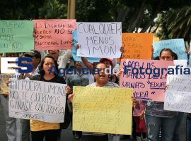 Manifestación Inconformes Elecciones Juntas Auxiliares - ES imagen agencia de fotografía