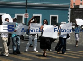 Se manifiestan trabajadores del Heraldo bajo presiones - ES imagen agencia de fotografía