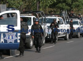 Resguarda Policia Estatal Auditorio Siglo XXI - ES imagen agencia de fotografía