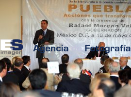 Invita Rafael Moreno Valle a empresarios del país a invertir en Puebla - ES imagen agencia de fotografía