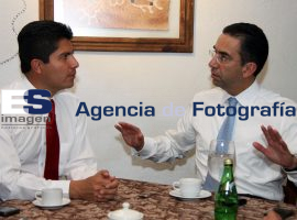 Se reúne Eduardo Rivera con Javier Alarcón - ES imagen agencia de fotografía