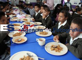 Inauguración de Desayunadores Escolares en San José Xacxmayo - ES imagen agencia de fotografía