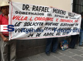 Manifestación Municipio Venustiano Carranza - ES imagen agencia de fotografía