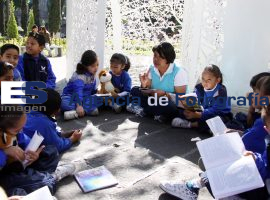 Niños Promueven Lectura en Puebla - ES imagen agencia de fotografía