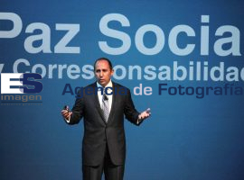 Presenta Fernando Manzanilla el programa Paz Social y Corresponsabilidad - ES imagen agencia de fotografía