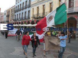 Activistas protestan por la construcción de la Academia Nacional de Policia - ES imagen agencia de fotografía
