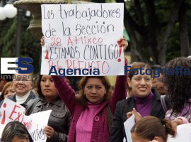 Refugio Rivas Corona, Secretario del Sindicato de Colegio de Bachilleres - ES imagen agencia de fotografía