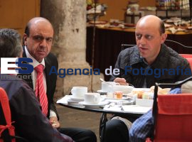 Reunión de Juan Carlos Lastiri y Julián Haddad - ES imagen agencia de fotografía