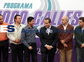 Inauugura Eduardo Rivera la calle 80 del Programa Mil Calles - ES imagen agencia de fotografía